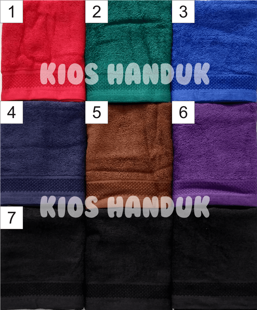 Katalog warna gelap handuk Anjoly