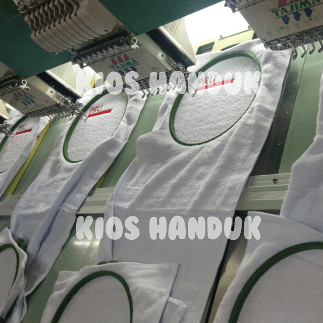 Mesin bordir custom handuk